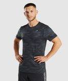  SPORTS T-SHIRT – BLACK PRINT 