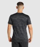  SPORTS T-SHIRT – BLACK PRINT 