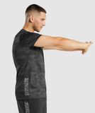  SPORTS T-SHIRT – BLACK PRINT 