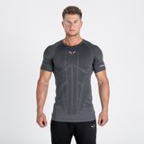  SEAMLESS SPYDER TEE - DARK GREY 