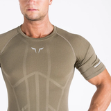  SEAMLESS SPYDER TEE - OLIVE 