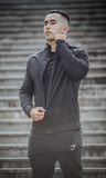  GYMSHARK HYPER SPORTS JACKET - BLACK 