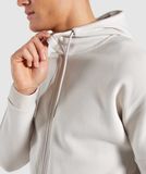  GYMSHARK ORBIT ZIP HOODIE - IVORY 