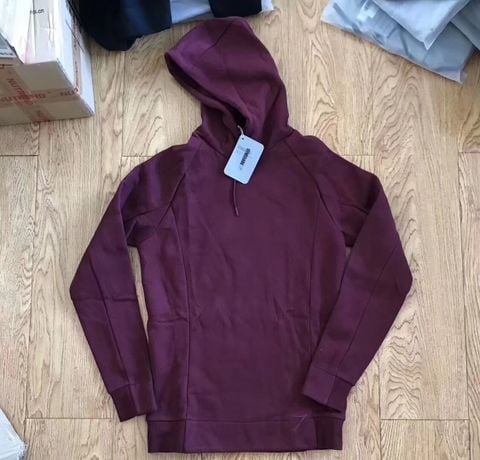  GYMSHARK OVERSIZED HOODIES - Burgundy 