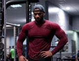  DEFINE SEAMLESS LST-SHIRT - RED MARL 