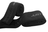  JUST LIFT. BLACK KNEE/ELBOW WRAPS 