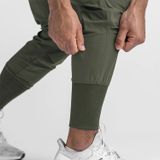  CARGO HIGH RIB JOGGER - OLIVE 