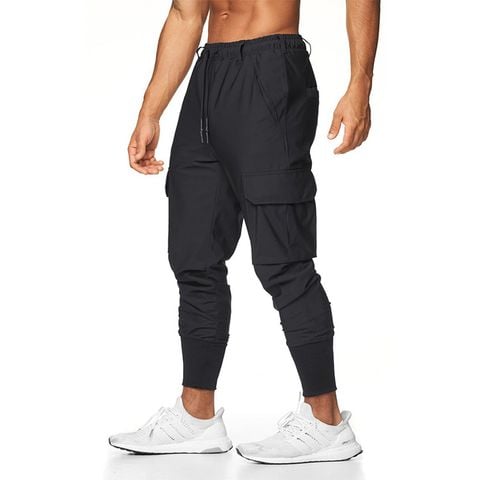  CARGO HIGH RIB JOGGER - BLACK 