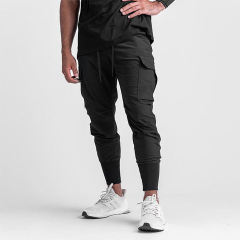  CARGO HIGH RIB JOGGER - BLACK 