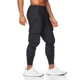  CARGO HIGH RIB JOGGER - BLACK 