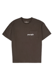  416 ETERNAL POCKET TEES - Brown Wash 