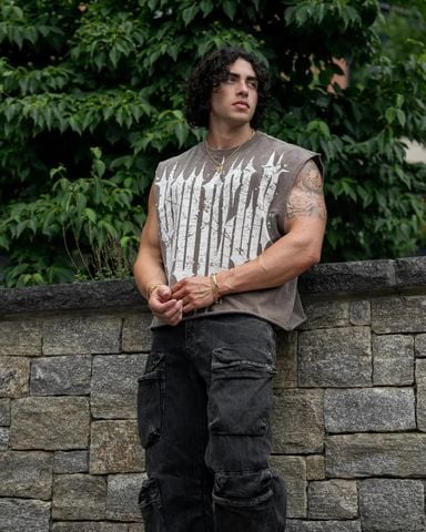  3021 - Revenge Crop Cut-Offs - Olive Brown Wash 