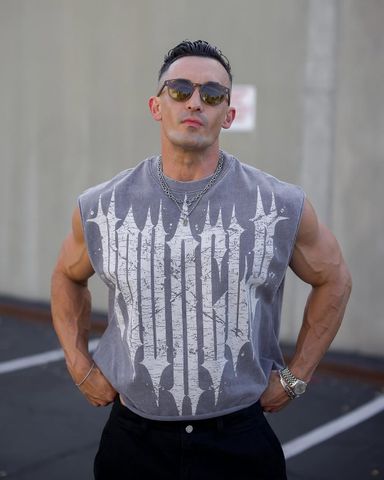  3021 - Revenge Crop Cut-Offs -  Grey Wash 