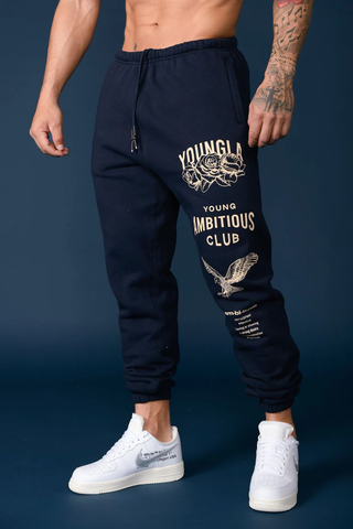  YoungLA - 233 The Immortal Joggers -  Navy 