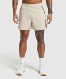  Apex 5" Hybrid Short Slim Fit  - Pebble Grey 