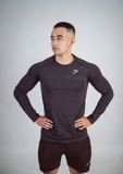  VITAL SEAMLESS LST-SHIRT - BLACK 