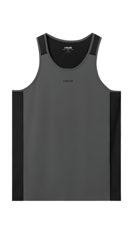  ASGARD SINGLET TANKTOP - GREY / BLACK 