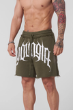  1009 - Deconstructed Terry Shorts - Olive Wash 