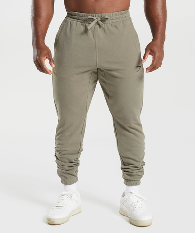  Gymshark Essential Oversized Jogger - Linen Brown 