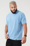  401 ESSENTIAL JACKED TEES SUMMER 23'  - Sky Blue Wash 