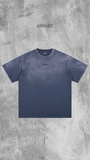  ASGARD OMBRE SPRAY OVERSIZE TEES - NAVY WASH 
