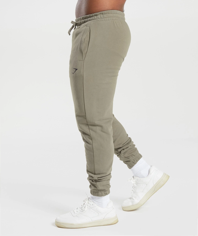  Gymshark Essential Oversized Jogger - Linen Brown 