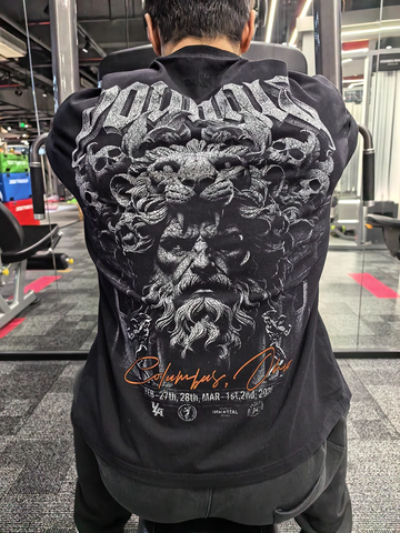  YOUNGLA x ARNOLD UK EXPO LIMITED TEE  "2025" - Black Wash 