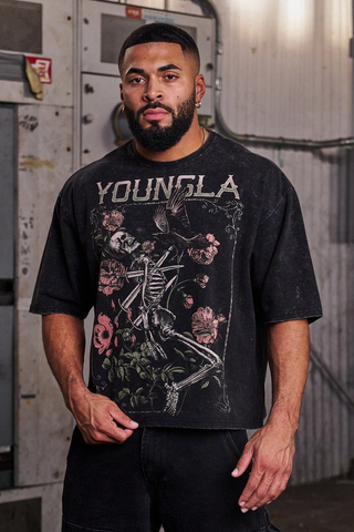  4197 - Nevermore Tees -Black Wash 