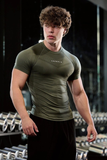  YOUNGLA - 475 SuperVillain Compression Tees - Forest Green 