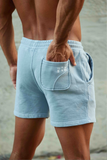  107 - CHROME SHORTS - Blue Wash 