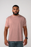  YoungLA 472 - MELLOW LOGO TEES -  Dusty Pink Wash 