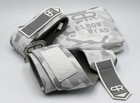  Personal Record Heavy Duty Premium Elbow Wraps - PR903 - Snow Camo 