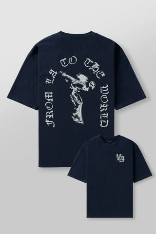 4096 - Worldwide Excellence Tees - Navy 