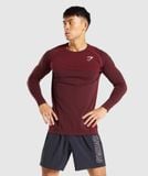  VITAL SEAMLESS LST-SHIRT - RED 