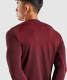  VITAL SEAMLESS LST-SHIRT - RED 