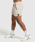  Apex 5" Hybrid Short Slim Fit  - Pebble Grey 