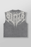  3022 - Anarchy Cropped Tanks -  Grey Wash 