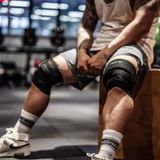  JUST LIFT. BLACK KNEE/ELBOW WRAPS 