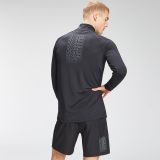  MP Men's Repeat Graphic Training 1/4 Zip - Black 