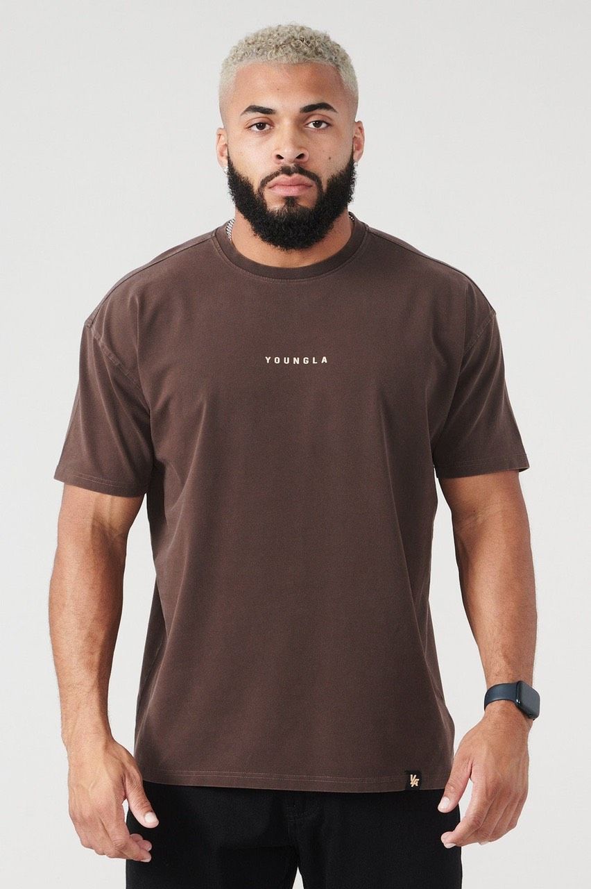 401 ESSENTIAL JACKED TEES SUMMER 23' - Chocolate Wash – LukeAesthetic