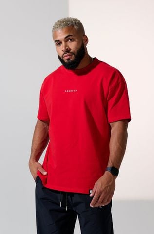  401 ESSENTIAL JACKED TEES SUMMER 23'  - Haute Red Wash 