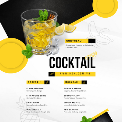  Menu cocktail cao cấp tiệc chiêu đãi 