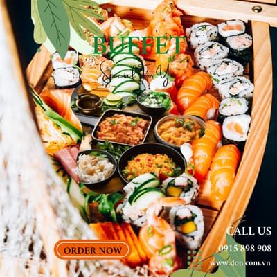  Menu buffet món Á đãi tiệc công ty và gia đình 