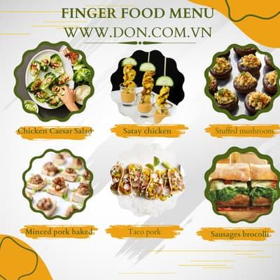  Menu Finger Food Giao Trong 24h 