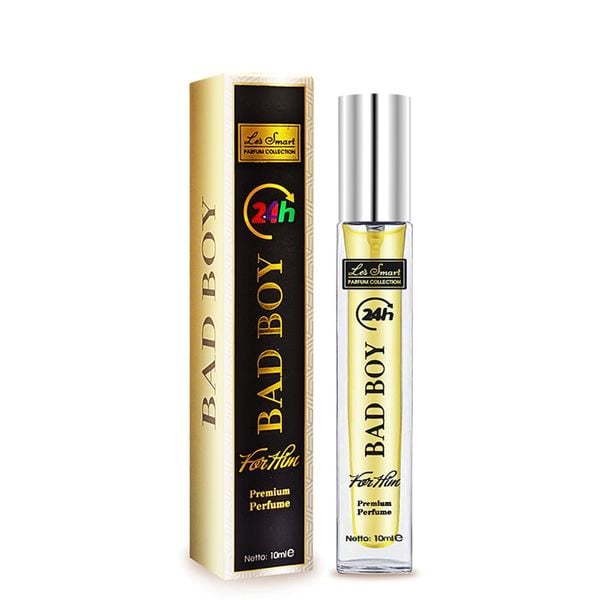 Nước hoa nam life style LE'S SMART BAD BOY 10ml GOLD (gốc hương Sauvage - Elixir - Dior)