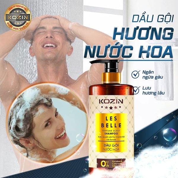 Dầu Gội Nước Hoa KOZIN LES BELLE 500ml