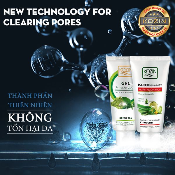 Kem sữa rửa mặt dưỡng ẩm cho mọi loại da KOZIN 85ml