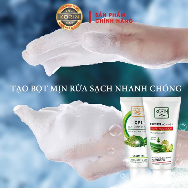 Kem sữa rửa mặt dưỡng ẩm cho mọi loại da KOZIN 85ml