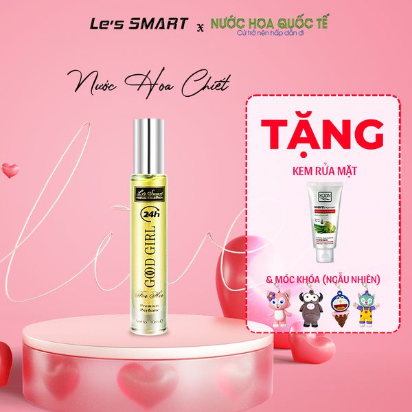 Nước hoa nữ life style LE'S SMART GOOD GIRL 10ml GOLD (gốc hương La Nuit Tresor Lancome)