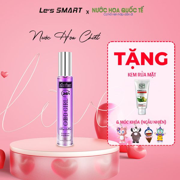Nước hoa nữ life style LE'S SMART GOOD GIRL 10ml PURPLE (gốc hương Very Hollywood - Michael Kors)